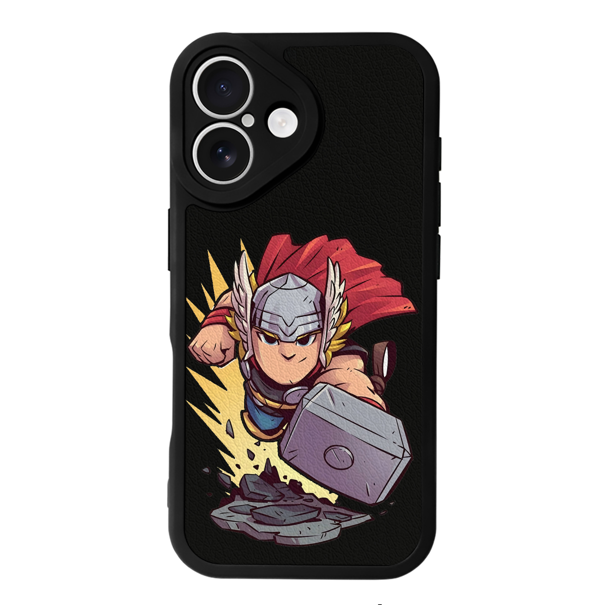 （画像用） アベンジャーズ The Avengers 【iPhone 16シリーズ対応】シリコンスマホケース（レザー調） 材質：シリコン
